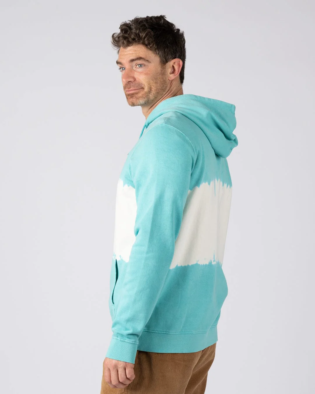 Offshore Td Mens Pop Hoodie in Blue - Image 8