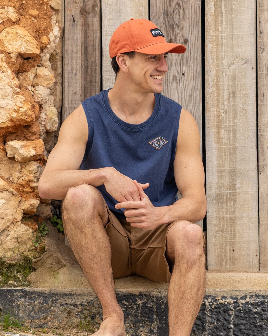 Offshore Mens Vest in Blue - Image 11
