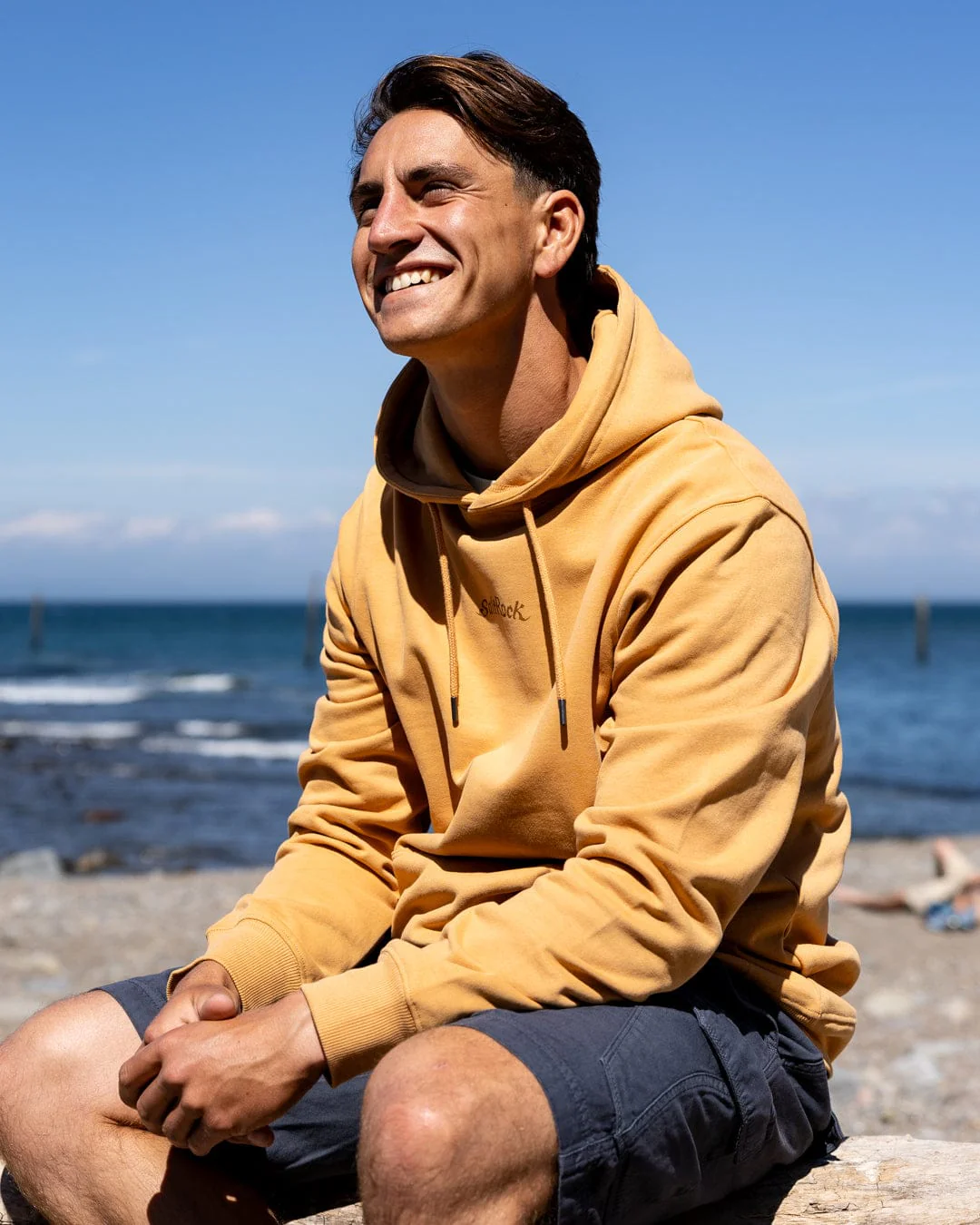 Open Finals Linear Mens Pop Hoodie in Yellow - Image 11