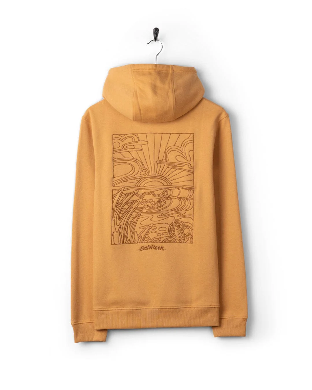 Open Finals Linear Mens Pop Hoodie in Yellow - Image 8