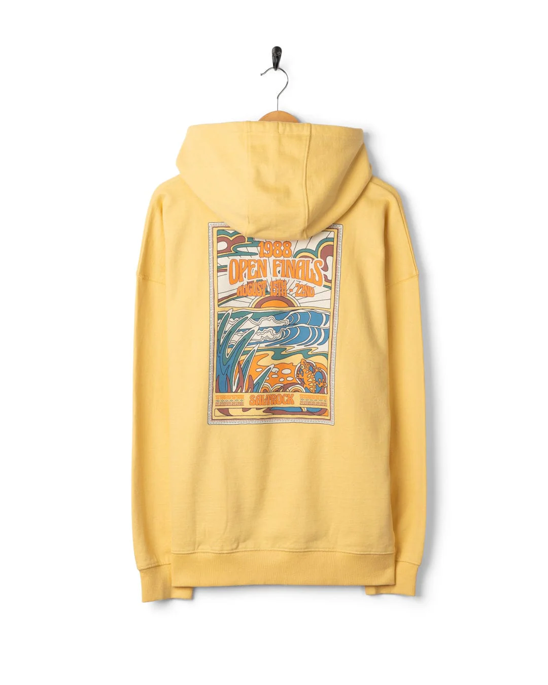 Open Finals Mens Pop Hoodie in Yellow - Image 10