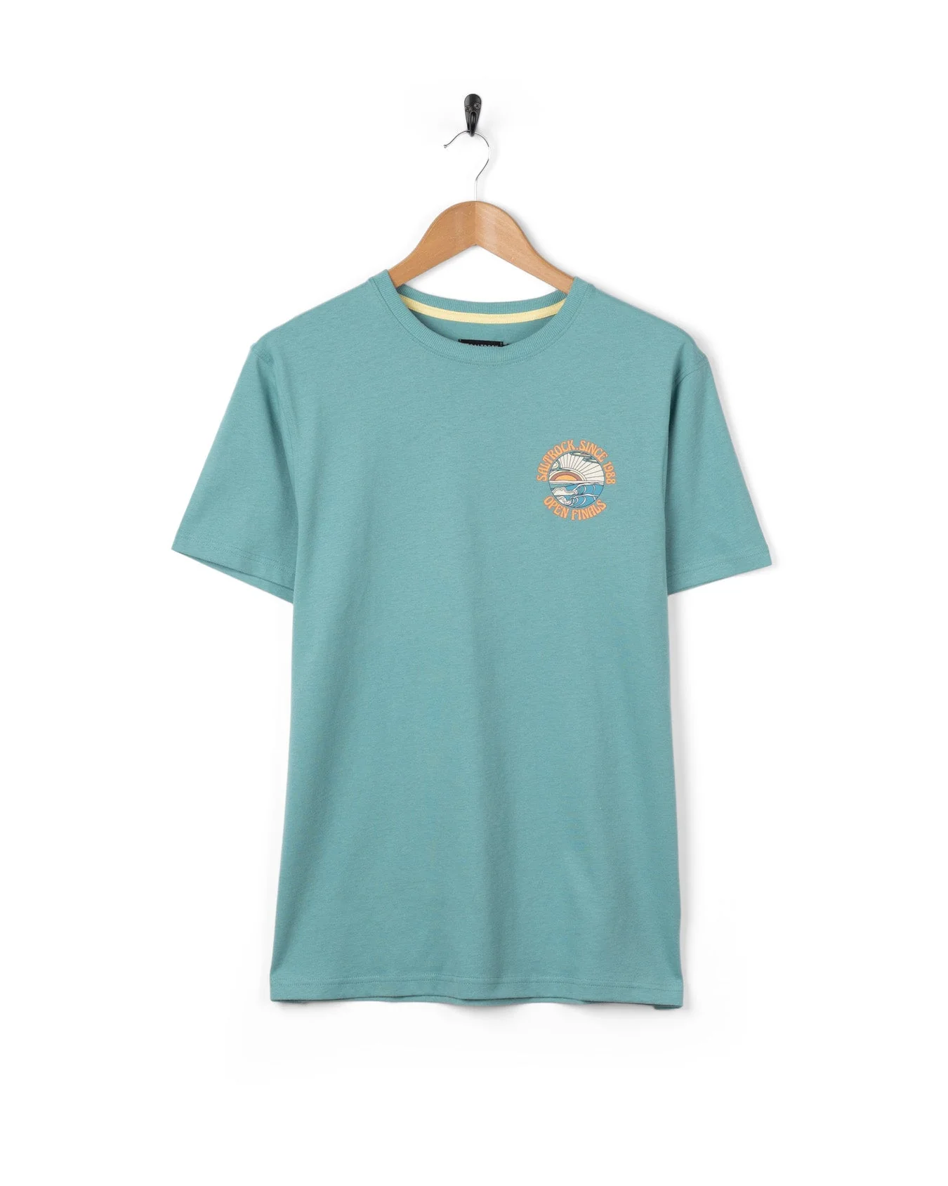 Open Finals Mens Short Sleeve T-Shirt in Blue - Image 10