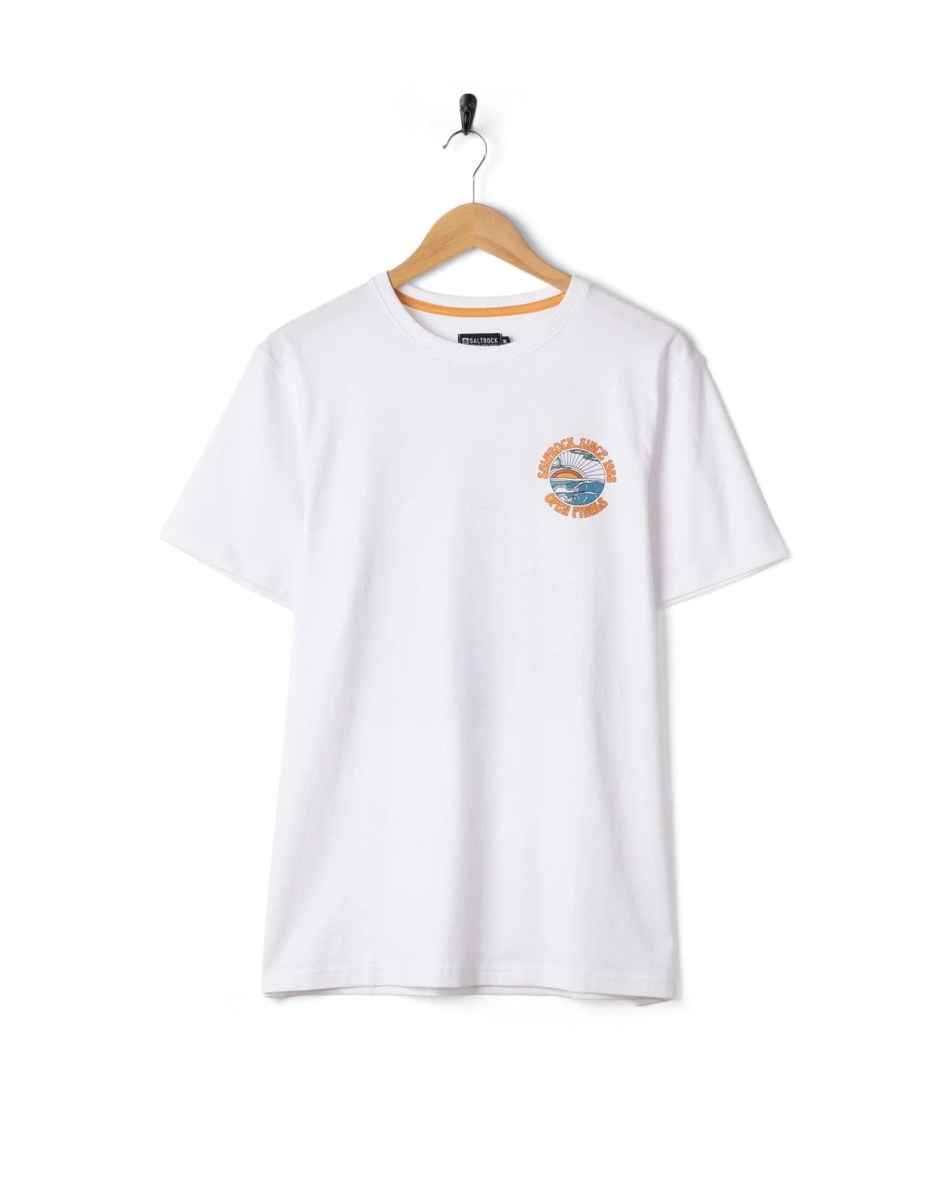 Open Finals Mens Short Sleeve T-Shirt in White - Image 10