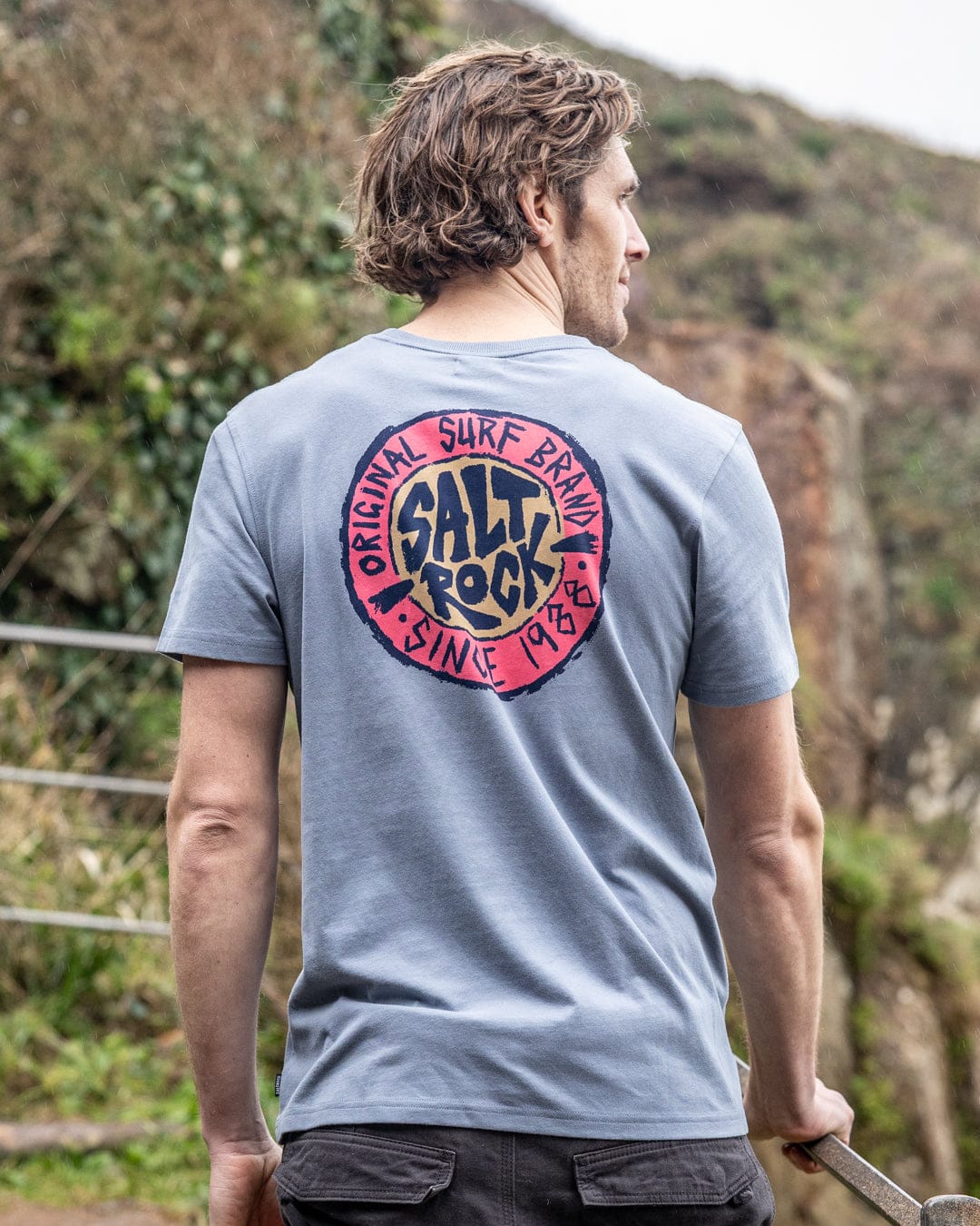 Original SR Mens Short Sleeve T-Shirt in Blue - Image 3