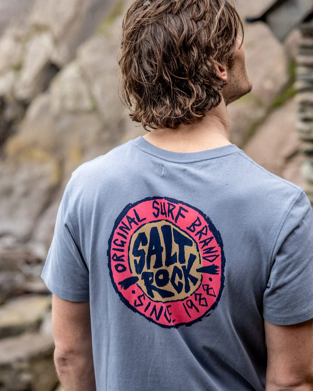 Original SR Mens Short Sleeve T-Shirt in Blue - Image 4