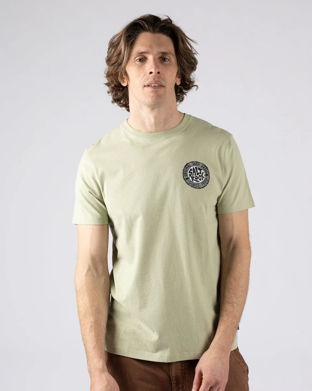 Original SR Mens Short Sleeve T-Shirt in Light Green - Image 3