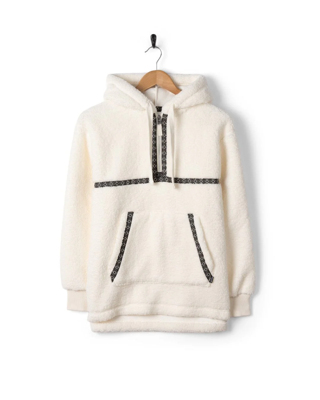Orla Womens Fleece in Cream - Image 4