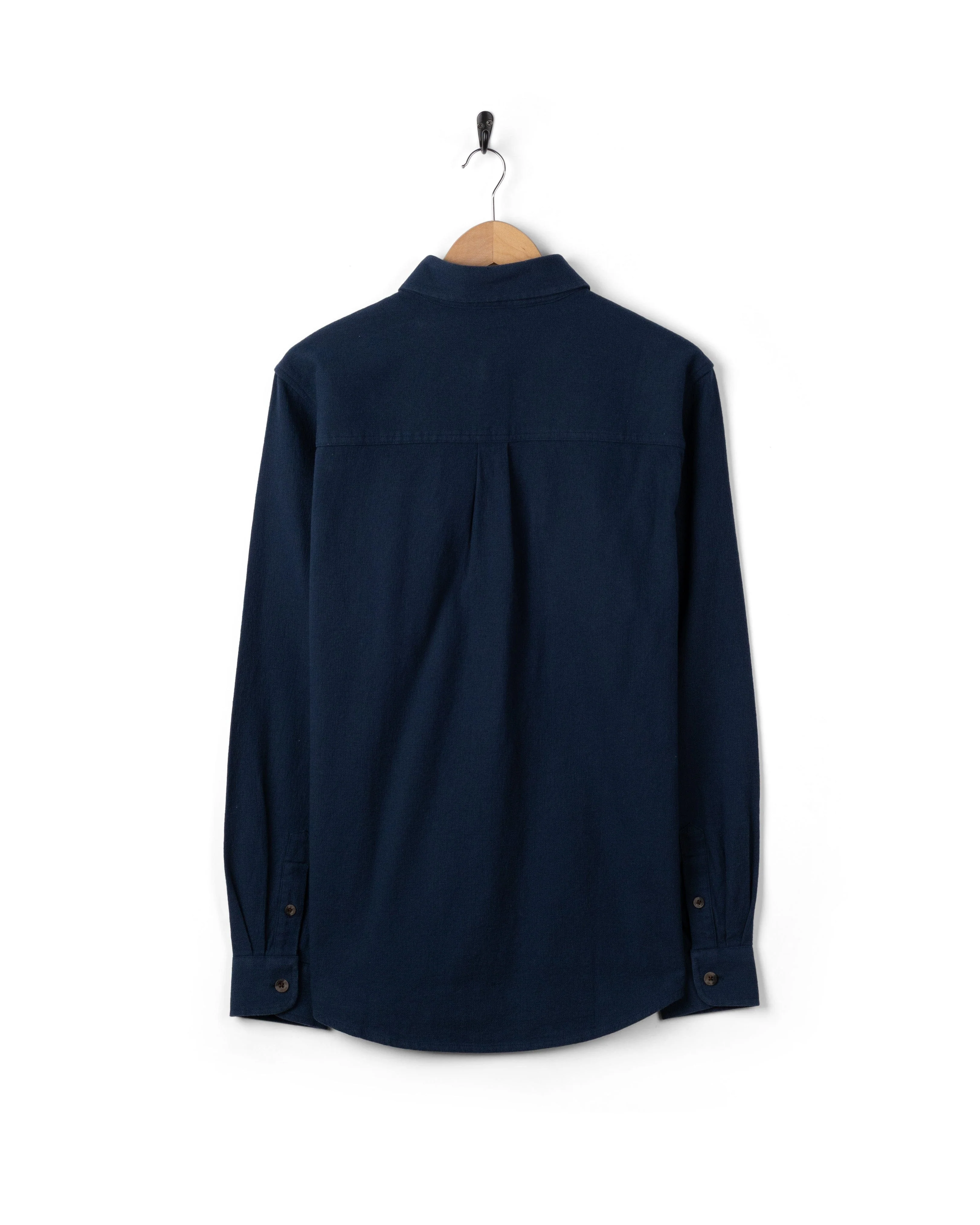 Penare 2 Mens Long Sleeve Shirt in Blue - Image 9