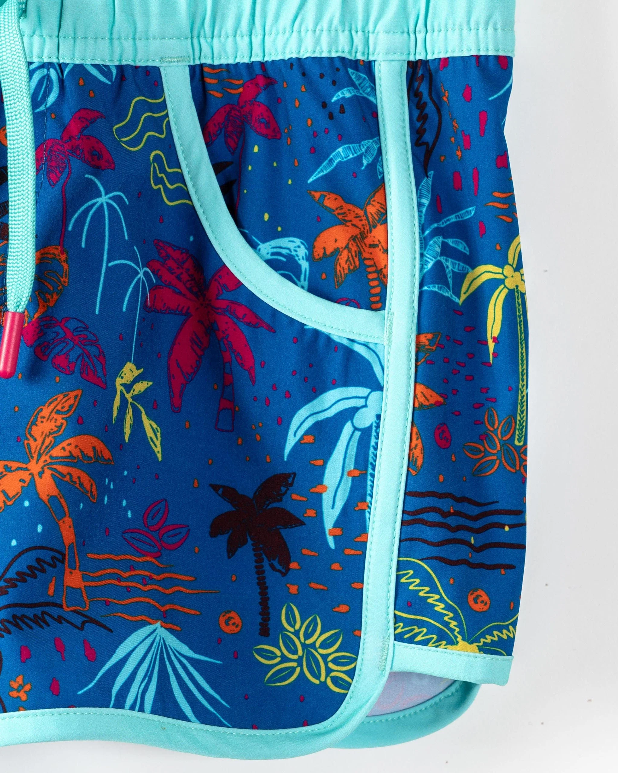 Pia Kids Recycled Boardshorts in Blue - Image 4
