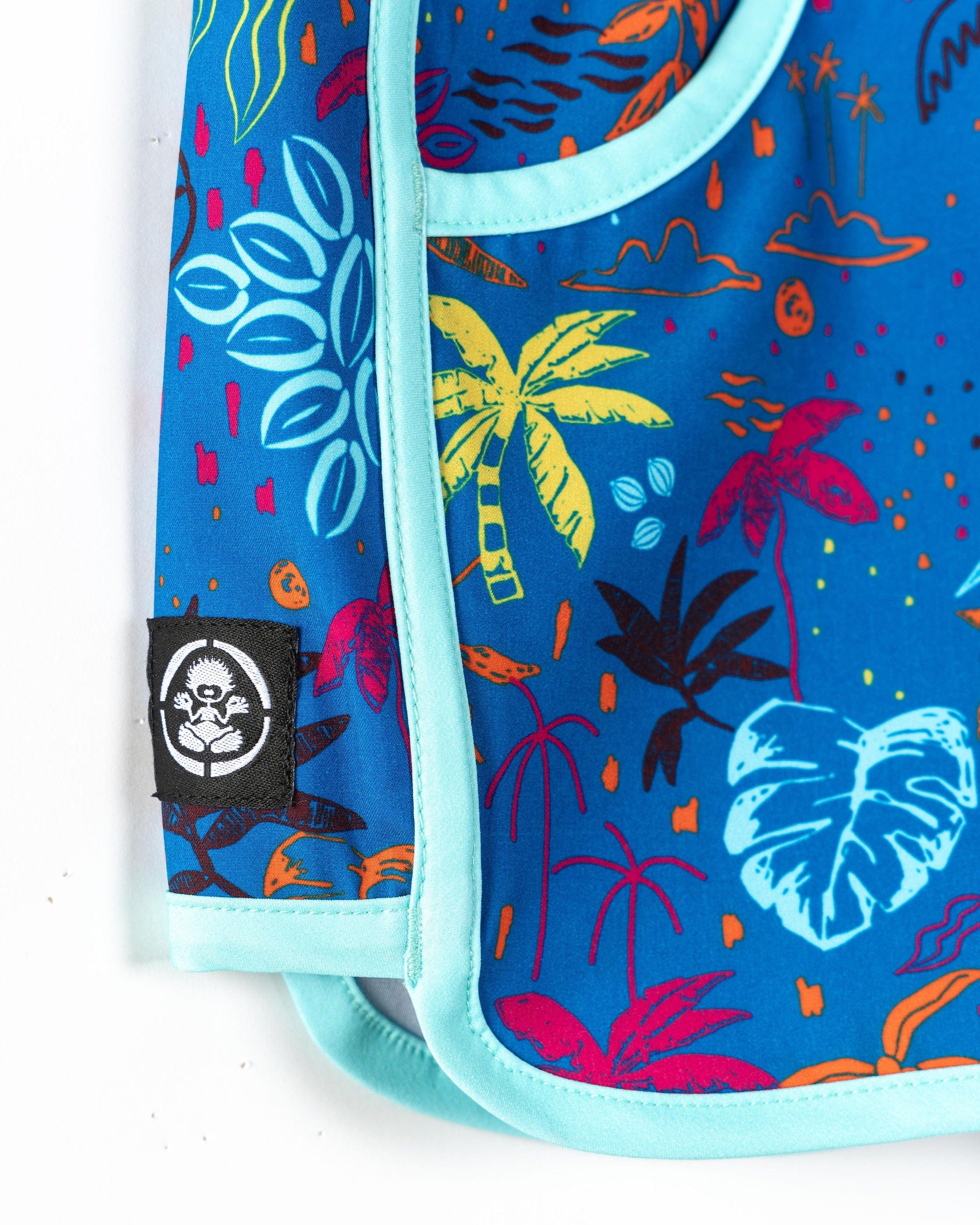 Pia Kids Recycled Boardshorts in Blue - Image 5