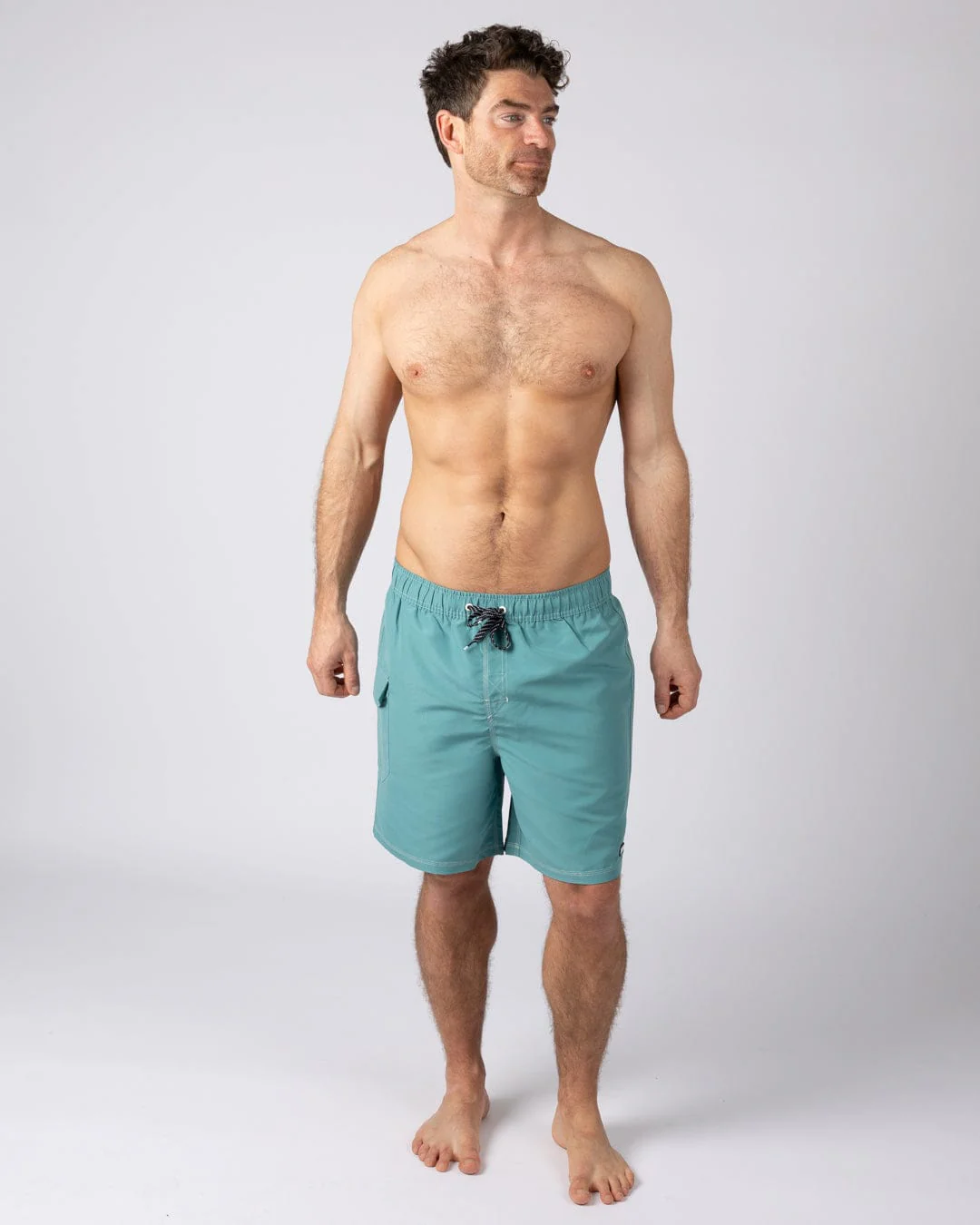 Pipeline 19 Mens Swimshort in Teal - Image 9