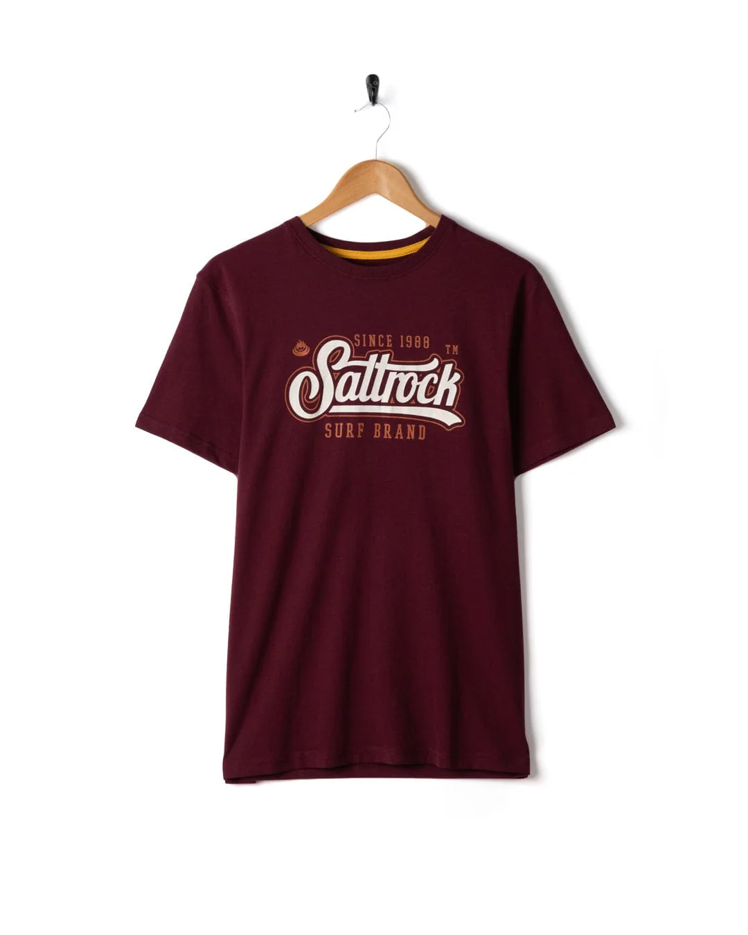 Pitcher Mens Short Sleeve T-Shirt -Dark Purple - Image 2
