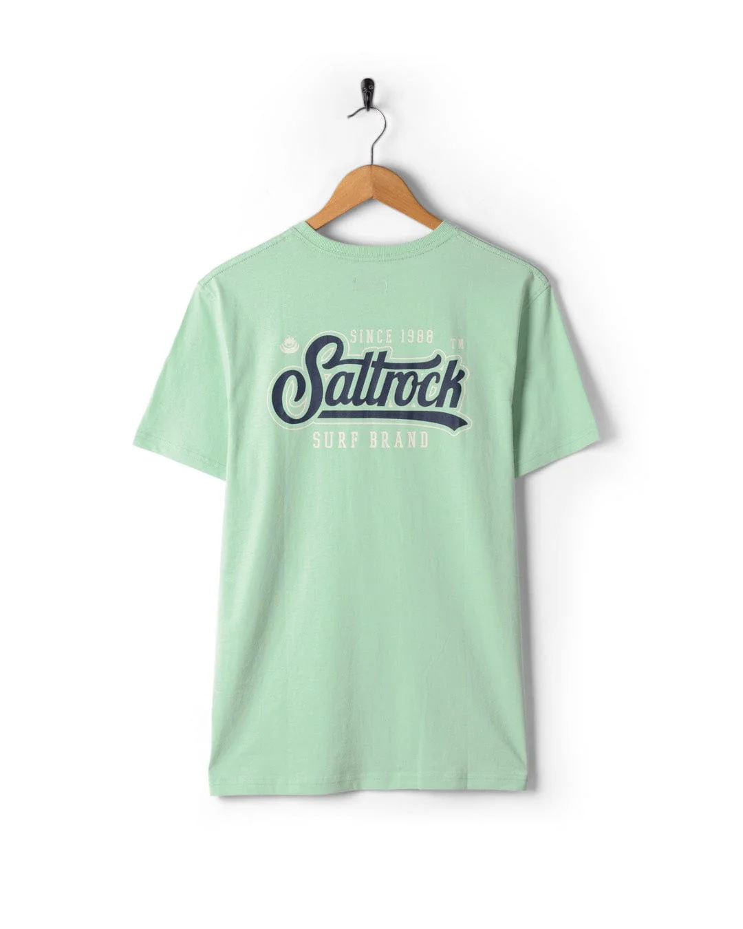Pitcher Mens Short Sleeve T-Shirt in Light Green - Image 2