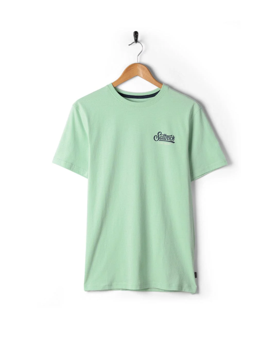 Pitcher Mens Short Sleeve T-Shirt in Light Green - Image 4