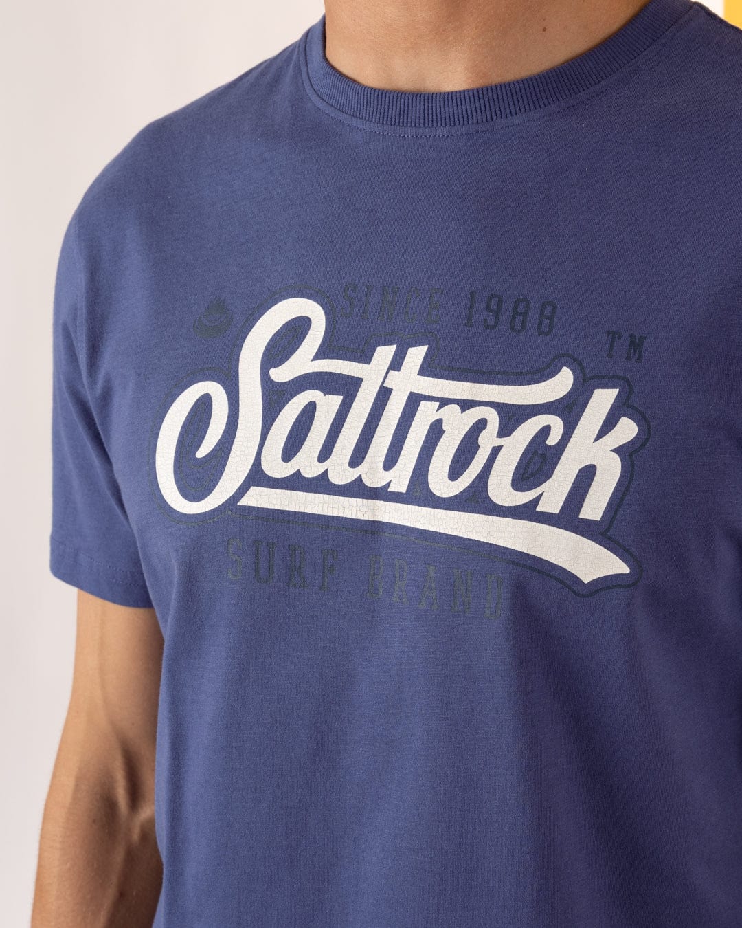 Pitcher Mens Short Sleeve T-Shirt in Purple - Image 3