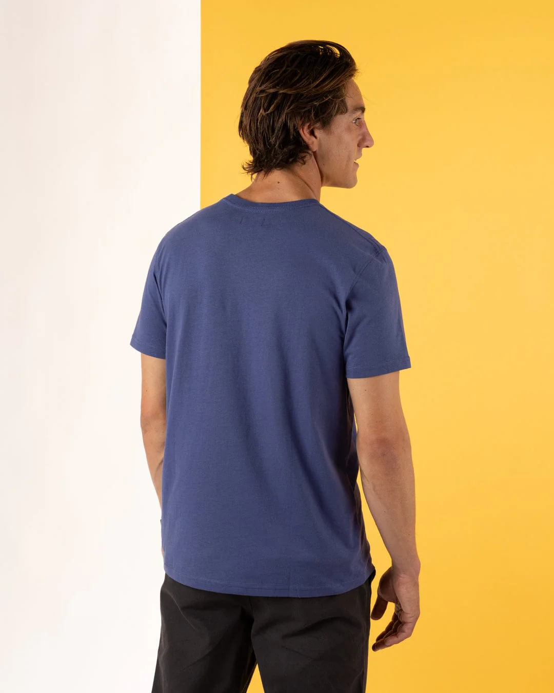 Pitcher Mens Short Sleeve T-Shirt in Purple - Image 4