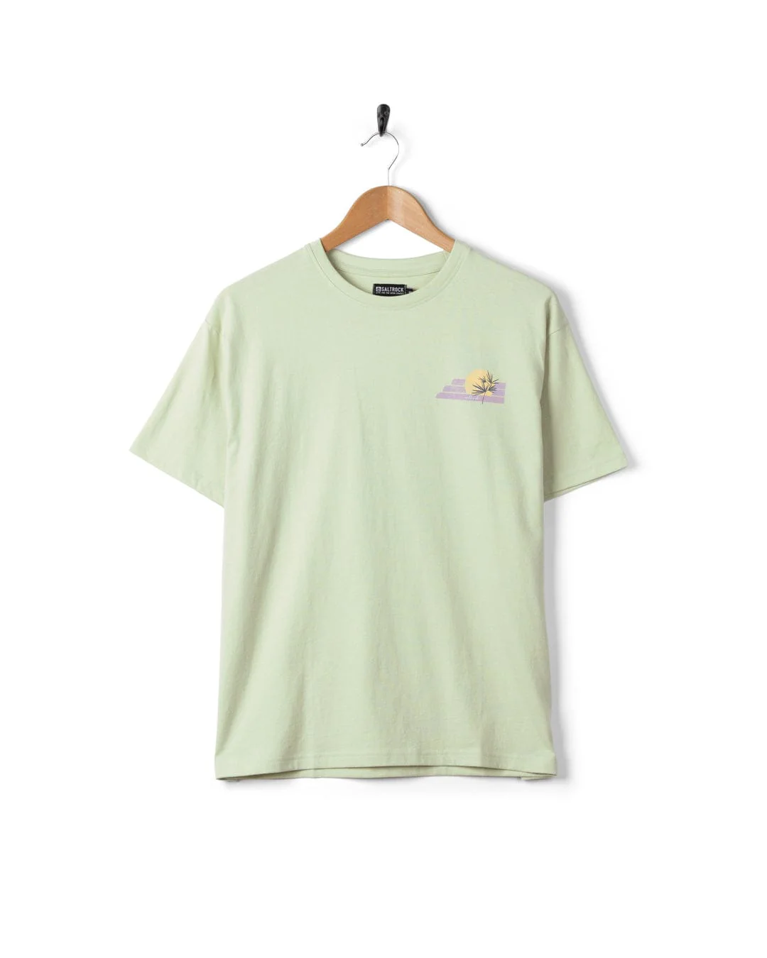 Poster Location Devon Womens Oversized Short Sleeve T-Shirt in Light Green - Image 11