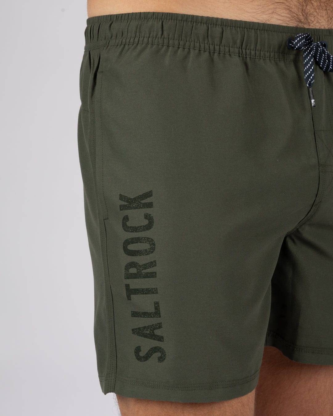 Putts Mens Swimshorts in Dark Green - Image 4