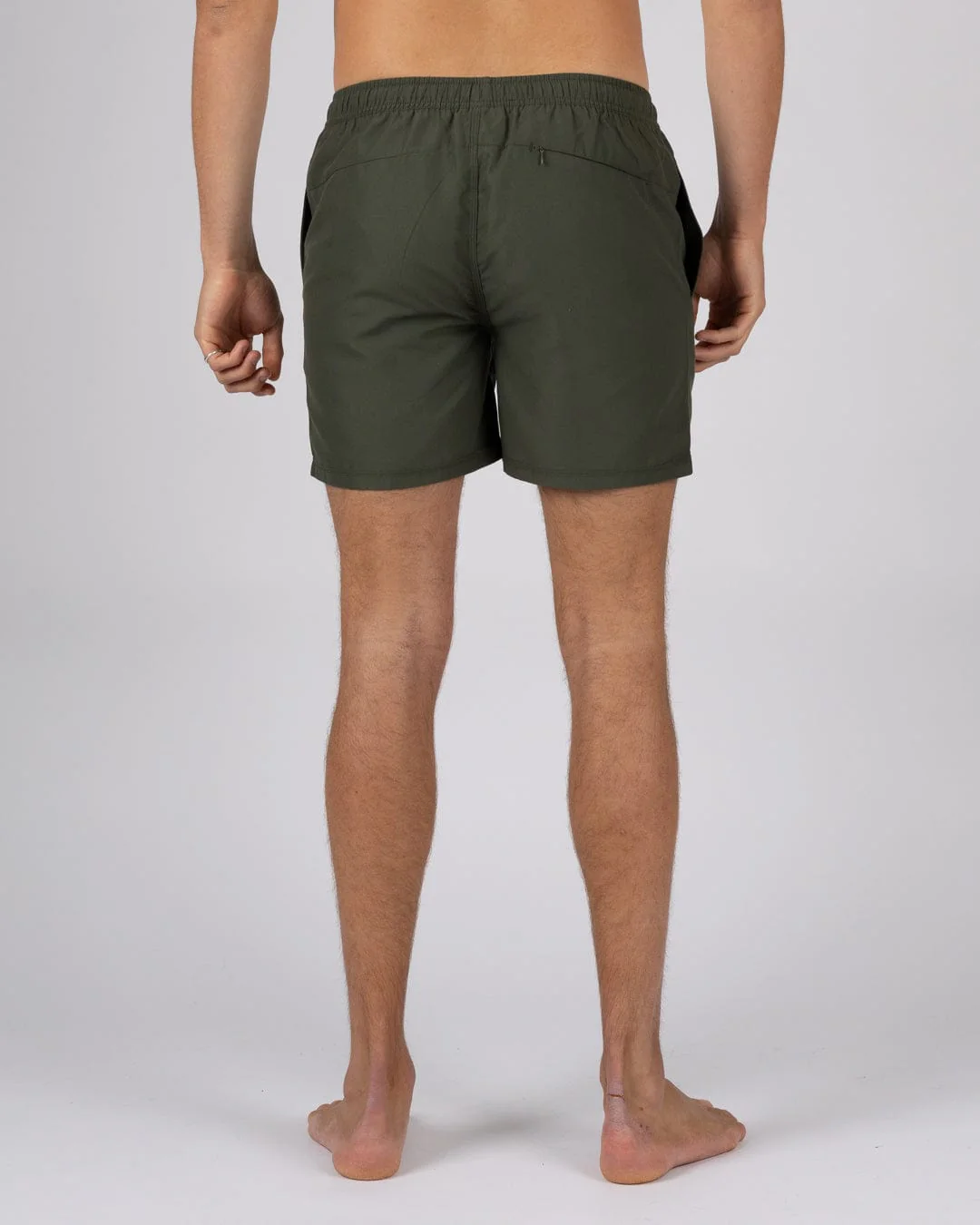 Putts Mens Swimshorts in Dark Green - Image 5