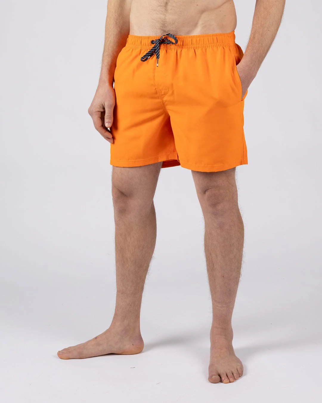 Putts Mens Swimshorts in Orange - Image 6