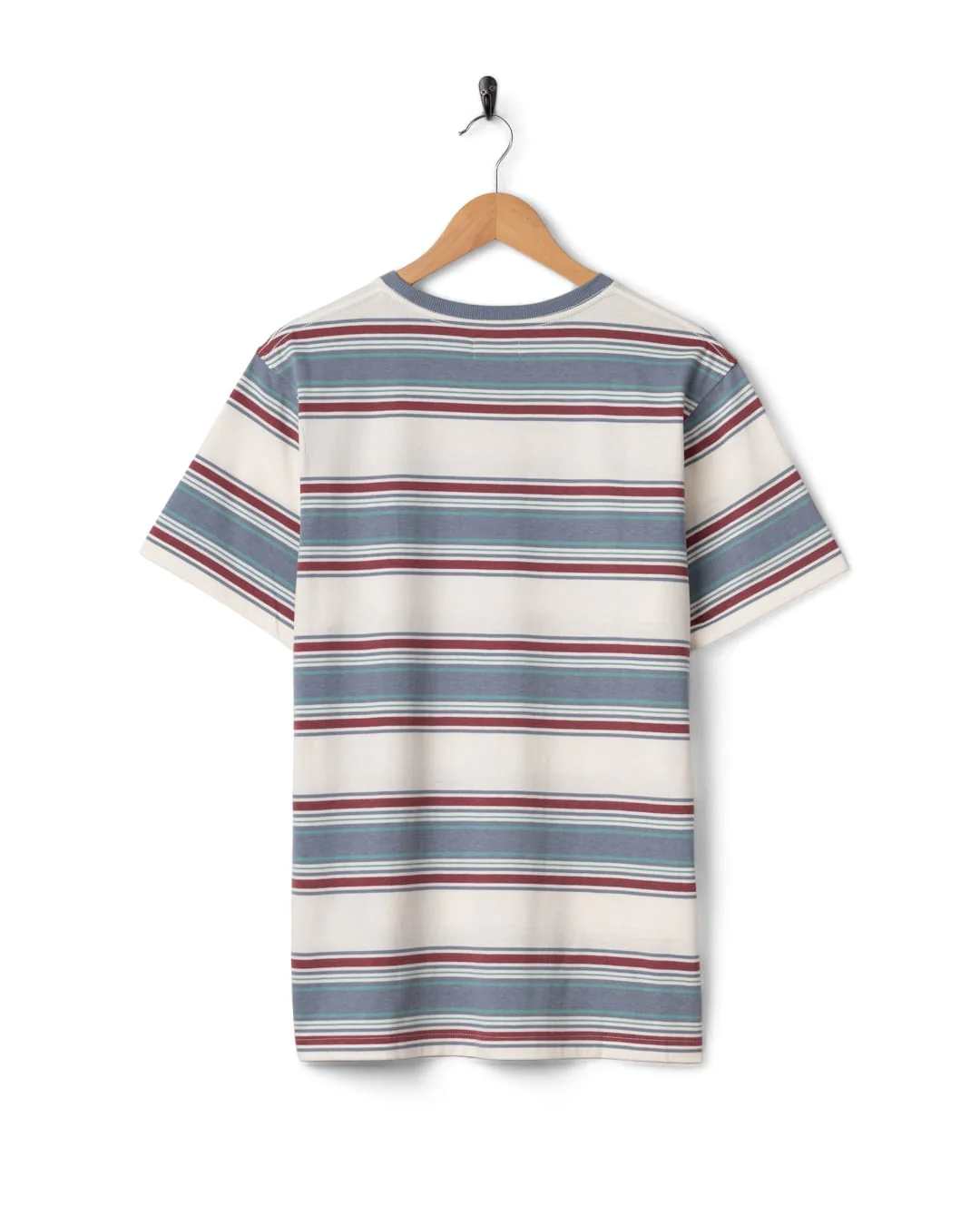 Race Heritage Mens Short Sleeve T-Shirt in Cream - Image 6