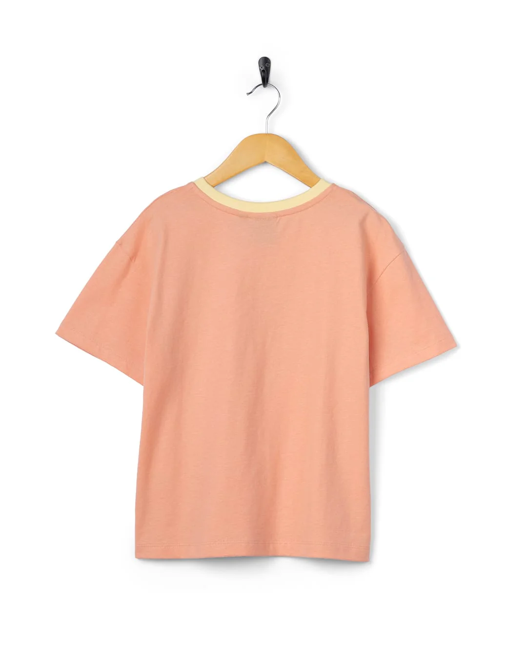 Rainbow Ocean Kids Short Sleeve T-Shirt in Light Pink - Image 4