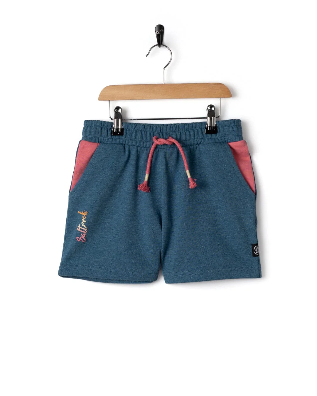 Rainbow Ocean  Kids Short in Dark Blue