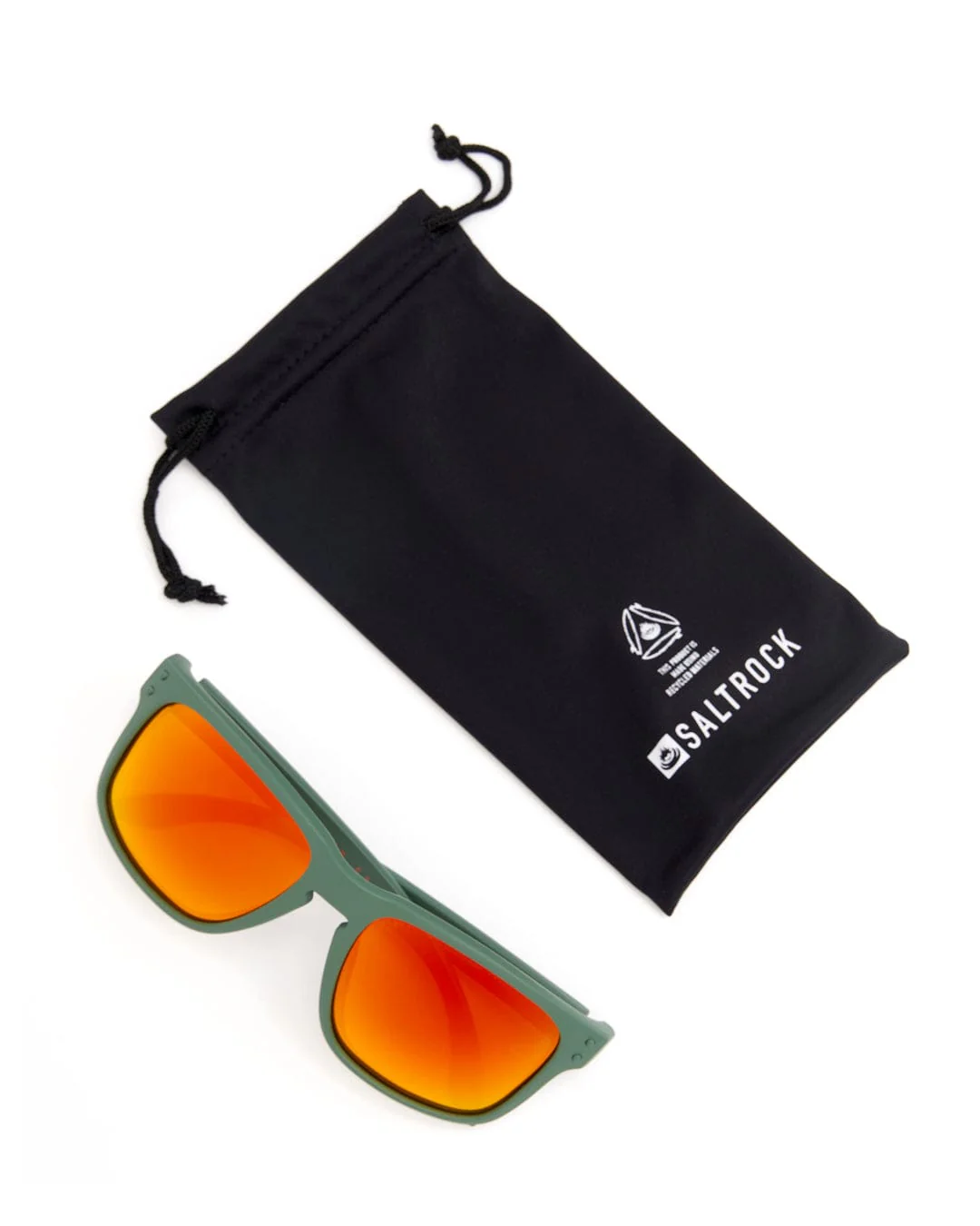 Ranger Recycled Polarised Sunglasses in Green - Image 2