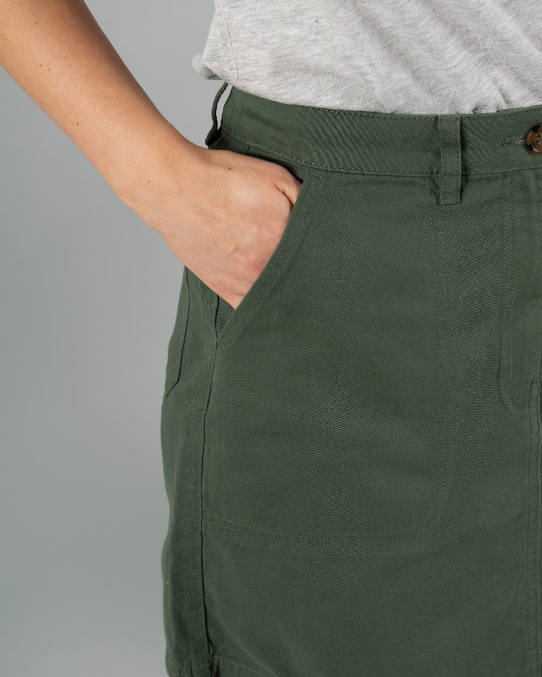 Remi Womens Skirt in Green - Image 6