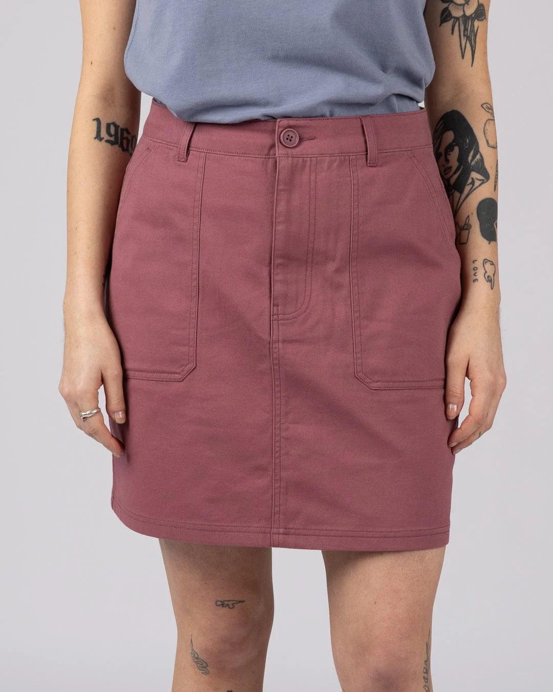Remi Womens Skirt in Dark Pink - Image 4