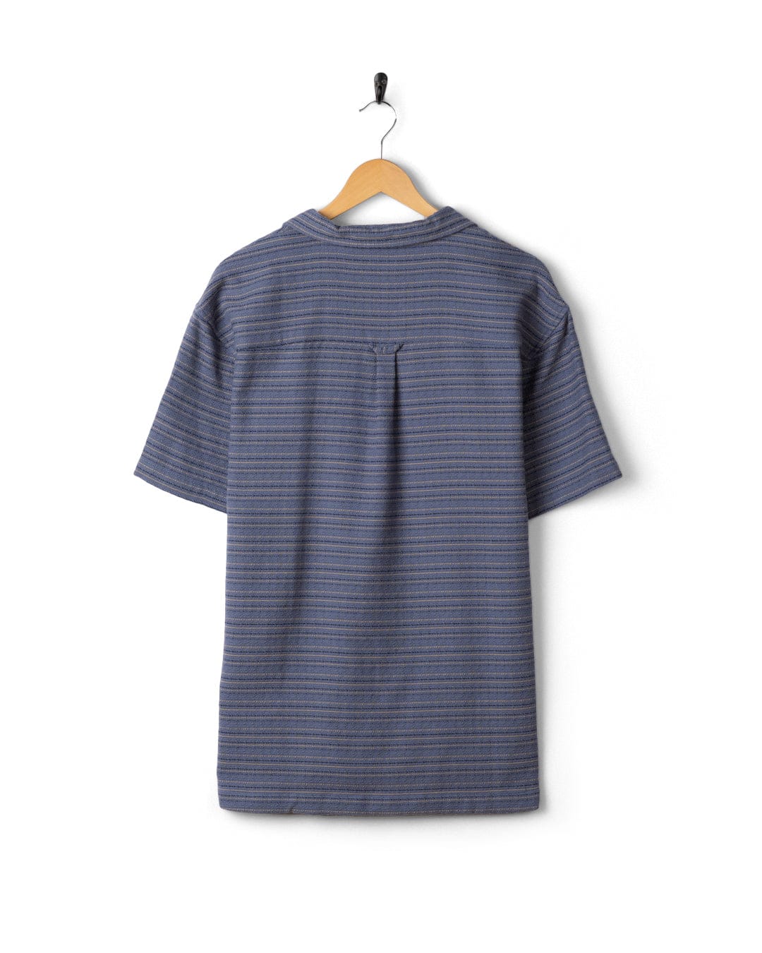 Resort Shirt Mens Short Sleeve Shirt in Blue - Image 12