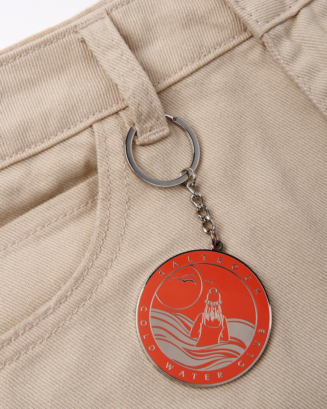 Cold Water Club Key Ring Orange - Image 2
