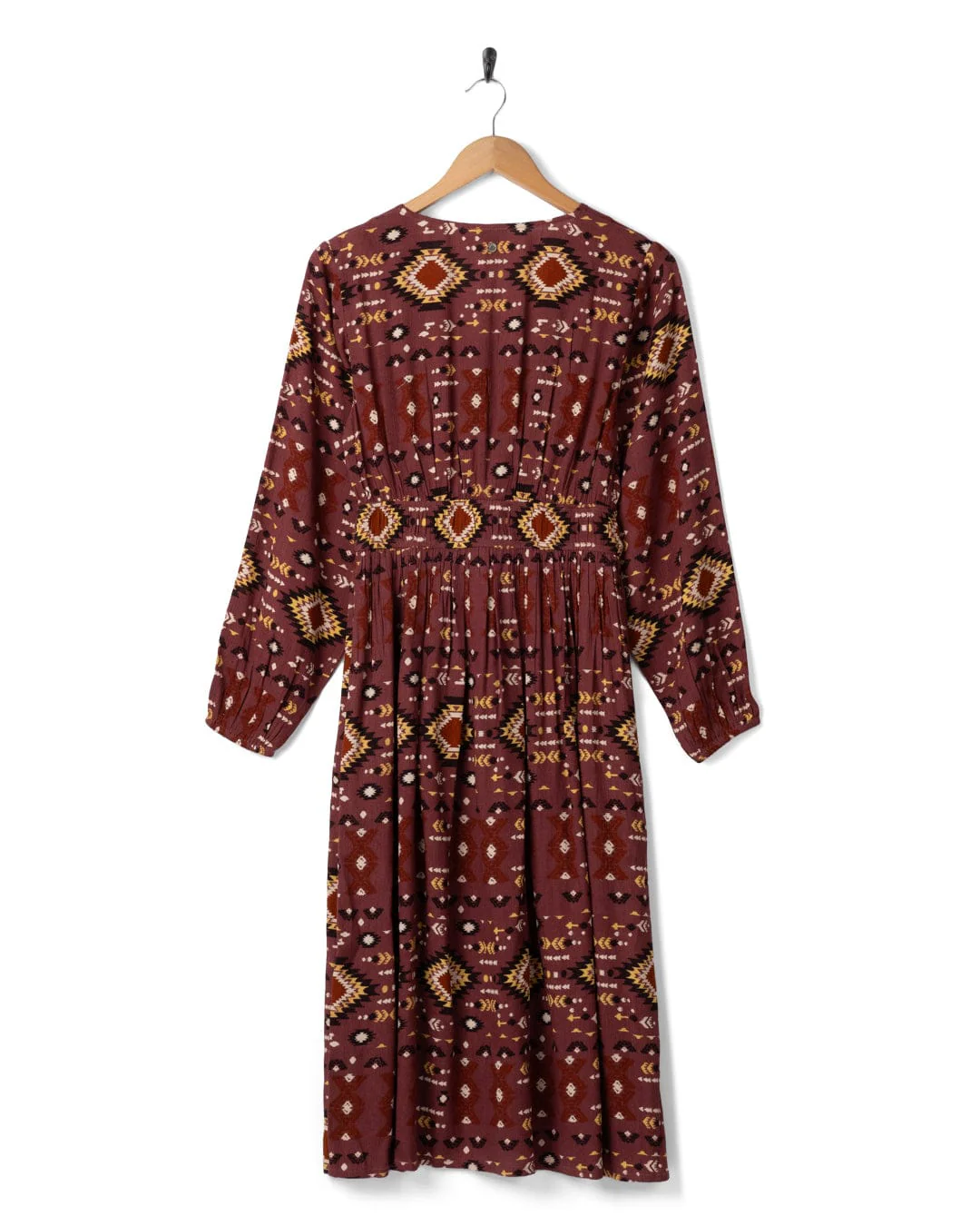 Sabina Womens Midi Dress in Dark Pink - Image 11