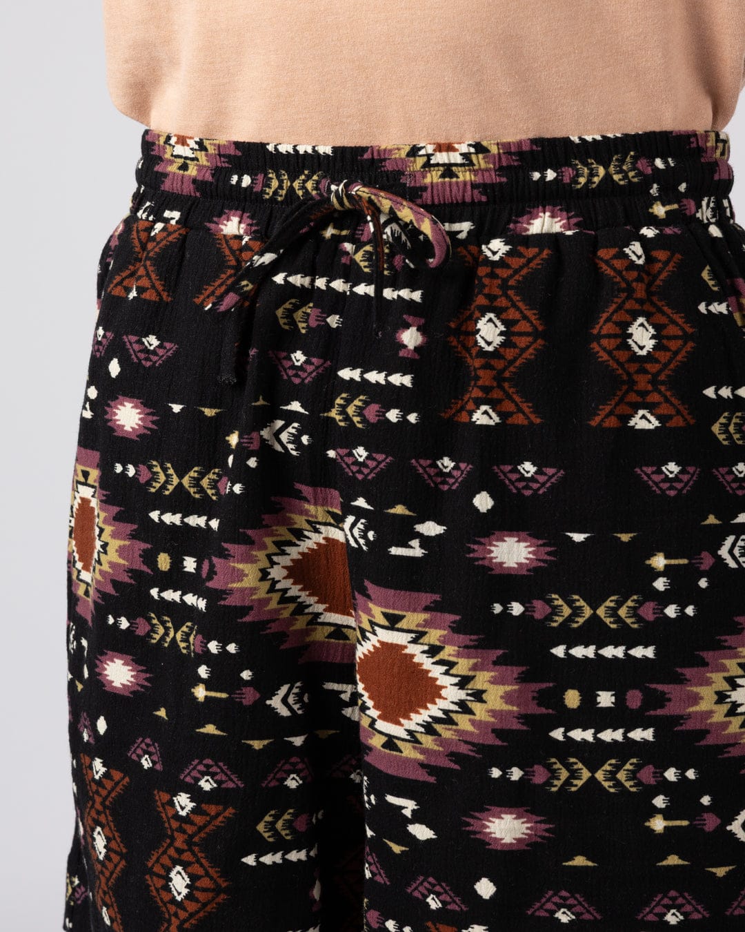 Sabina Womens Woven Short in Dark Grey - Image 4