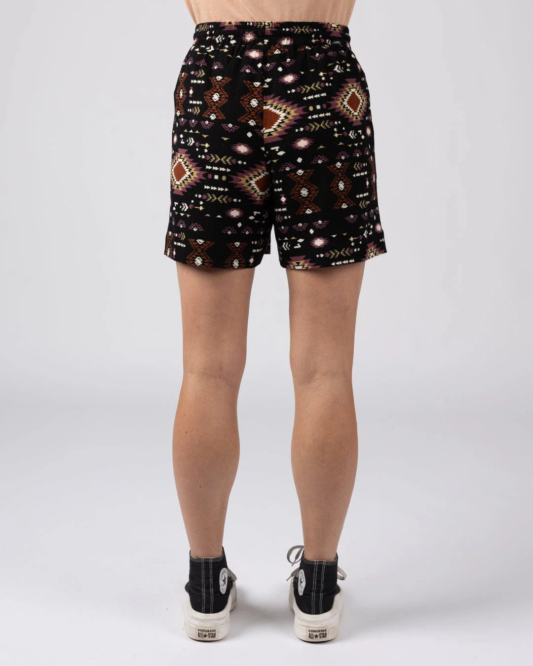 Sabina Womens Woven Short in Dark Grey - Image 5