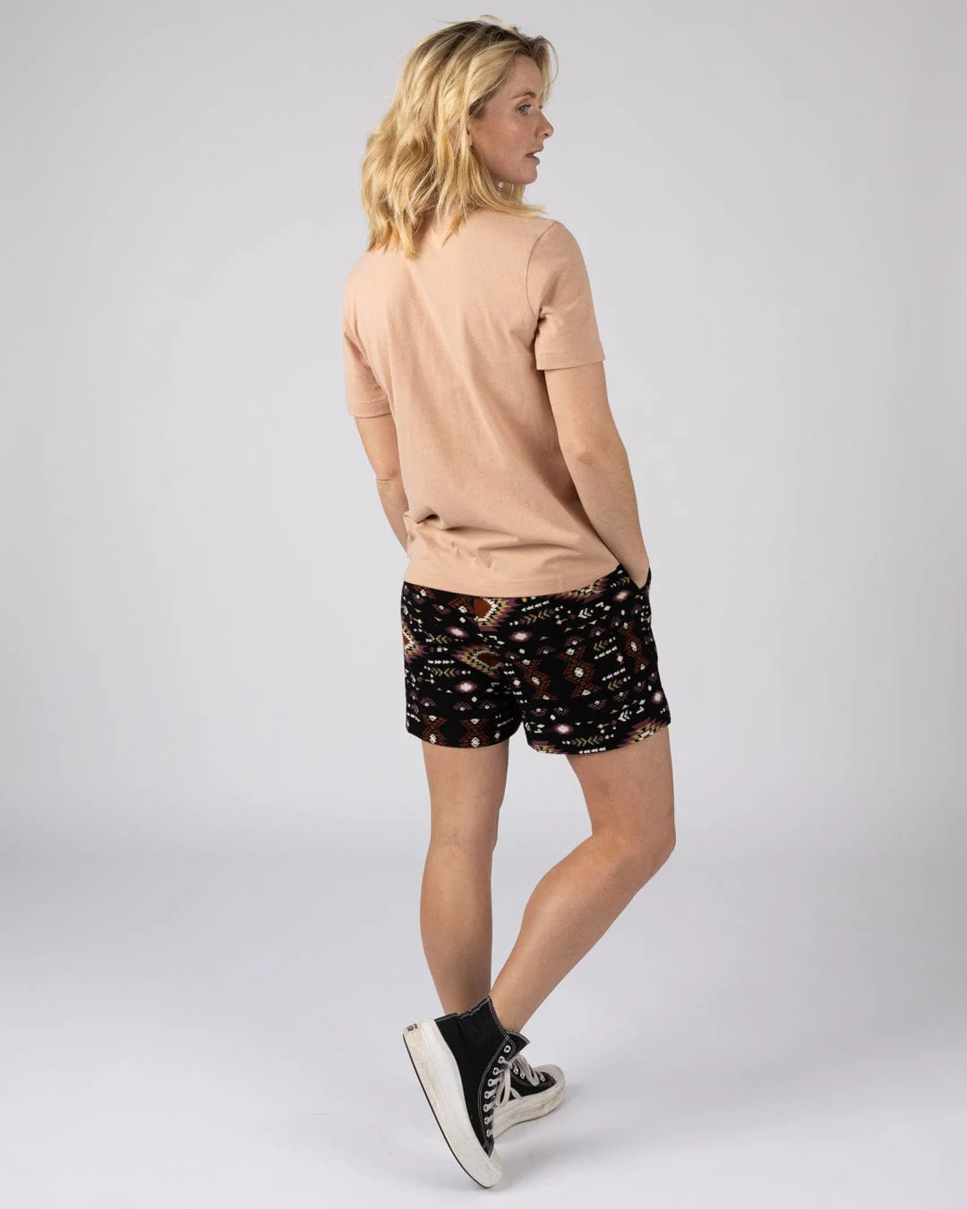 Sabina Womens Woven Short in Dark Grey - Image 8