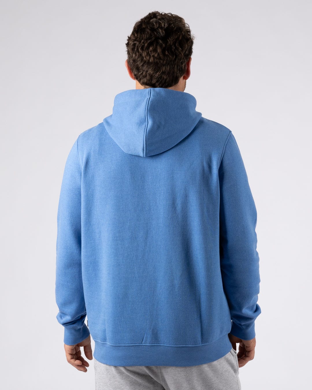 Essential Mens Pop Hoodie in Blue - Image 4
