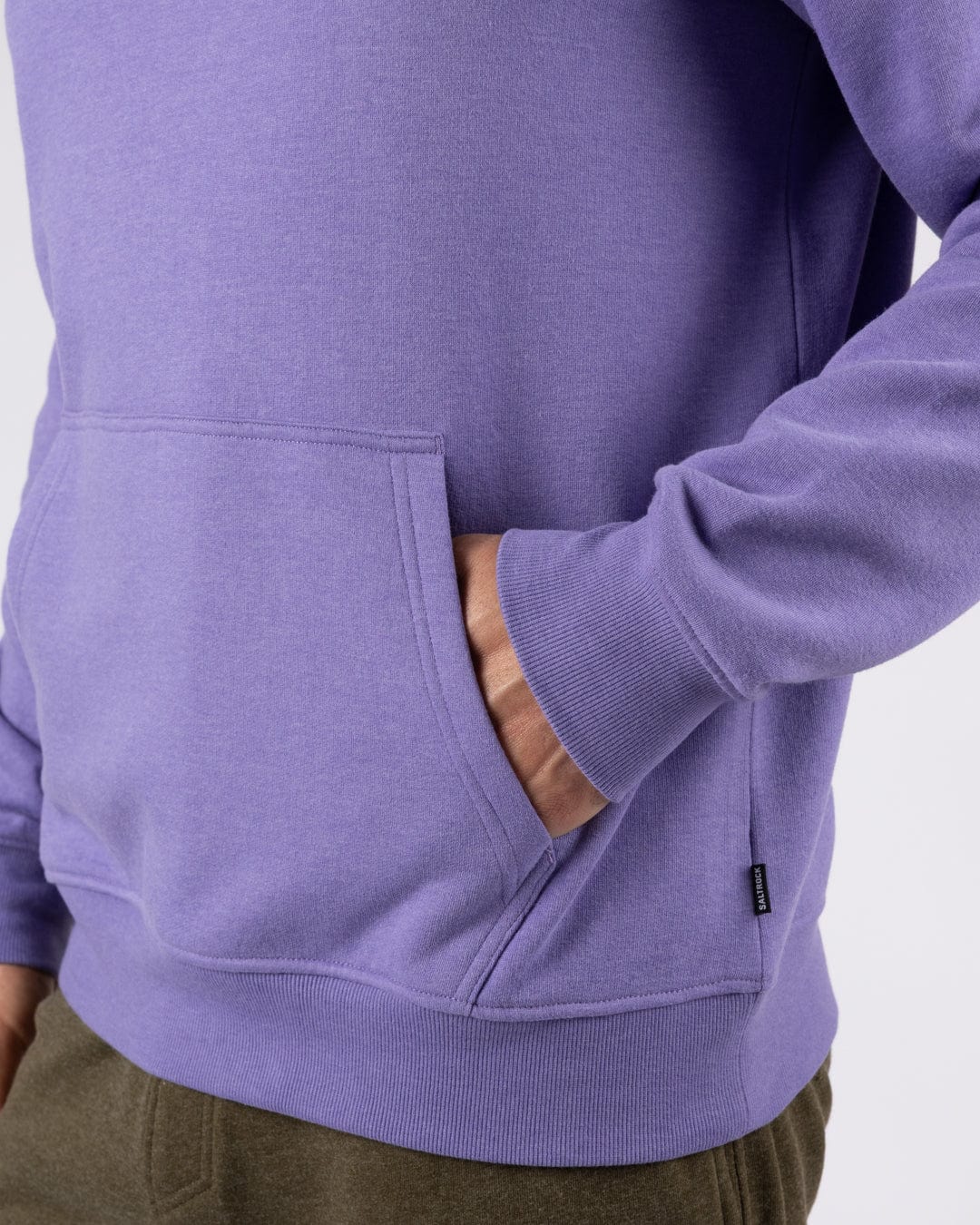 Essential Mens Pop Hoodie in Purple - Image 4
