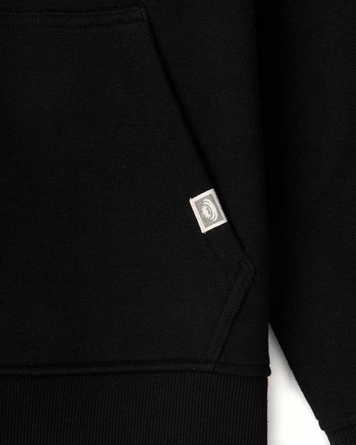 Essential Mens Pop Hoodie in Black - Image 7
