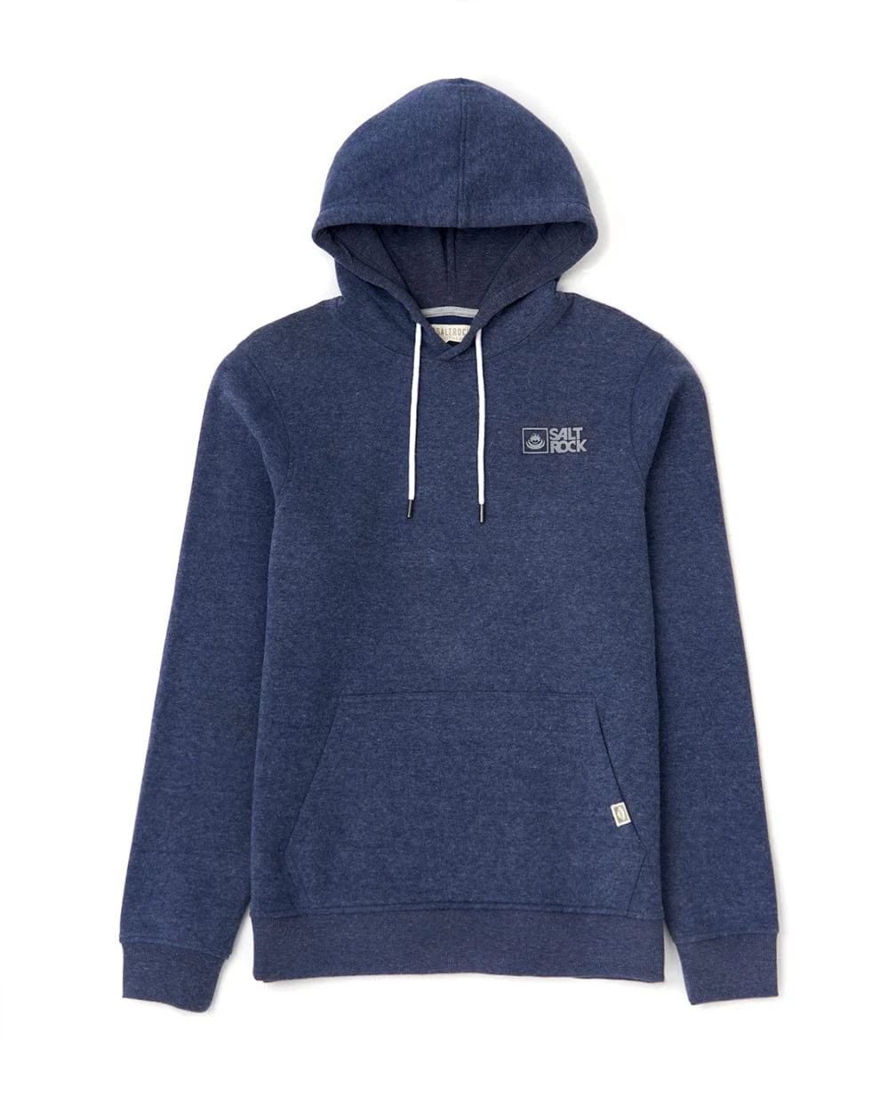 Essential Mens Pop Hood in Blue Marl - Image 5