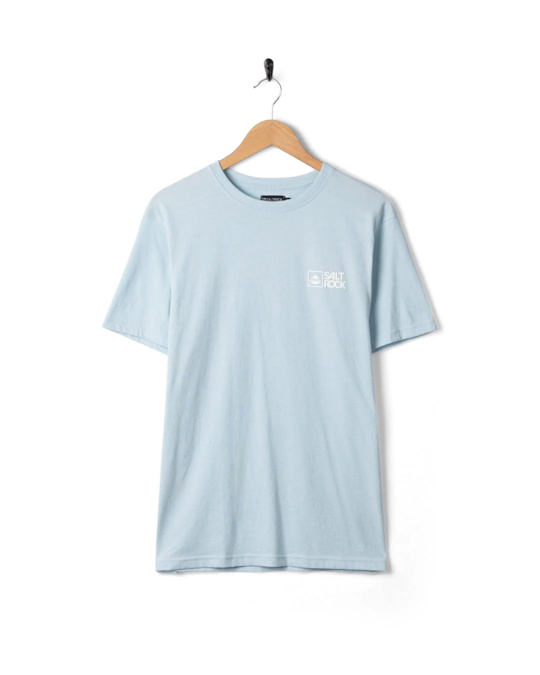Essential Mens Short Sleeve T-Shirt in Light Blue - Image 4