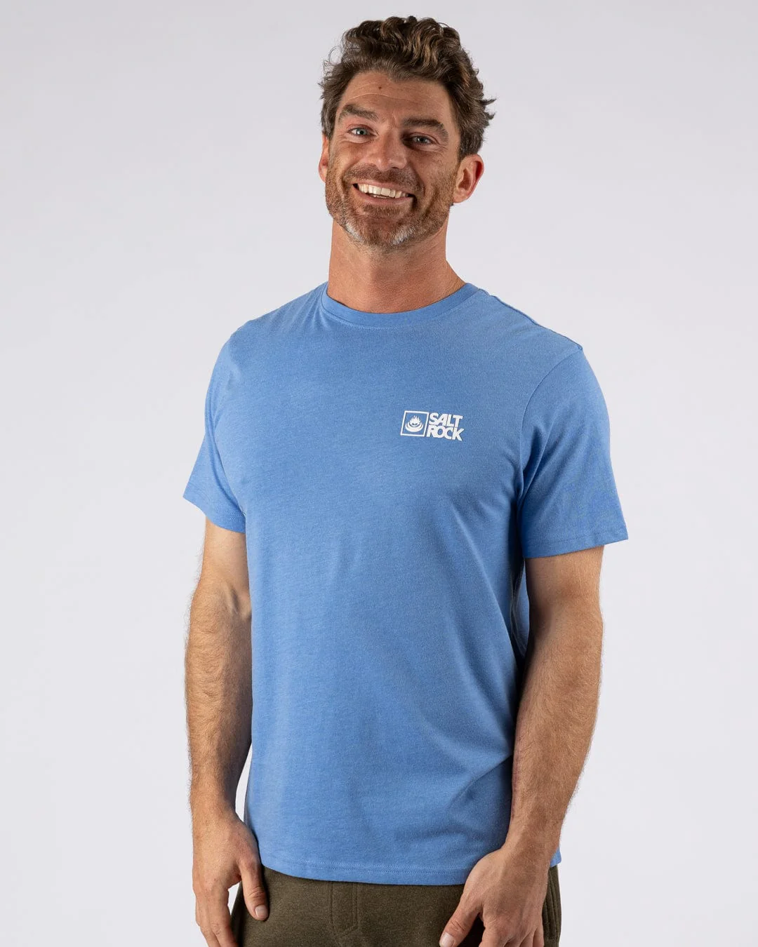 Essential Mens Short Sleeve T-Shirt in Bright Blue