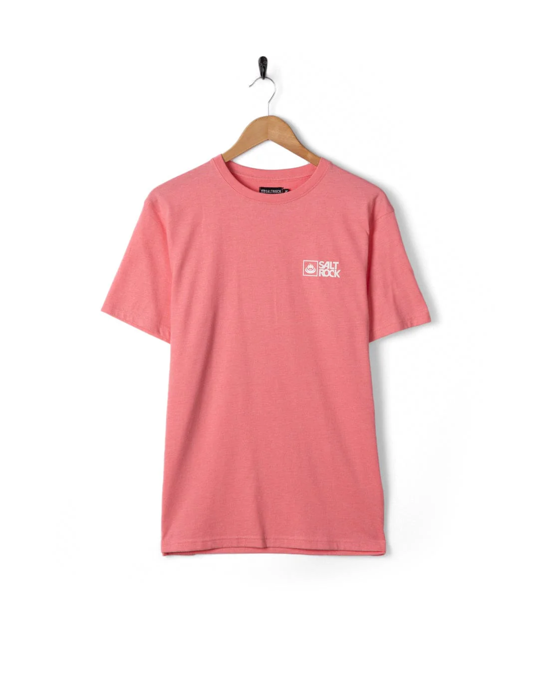 Essential Mens Short Sleeve T-Shirt in Pink - Image 3