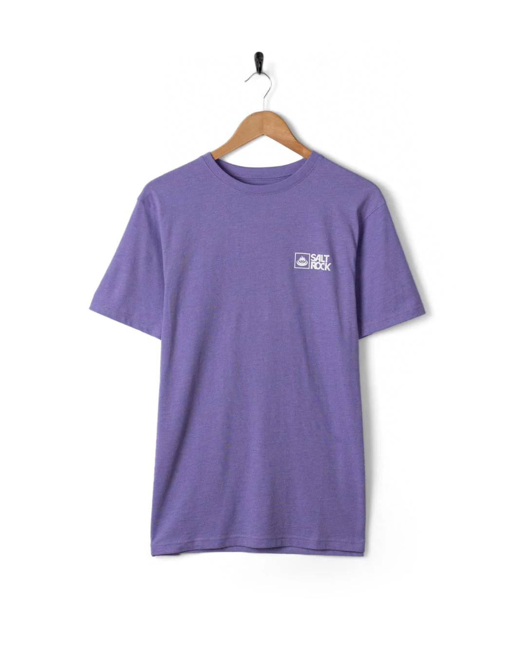 Essential Mens Short Sleeve T-Shirt in Purple - Image 2
