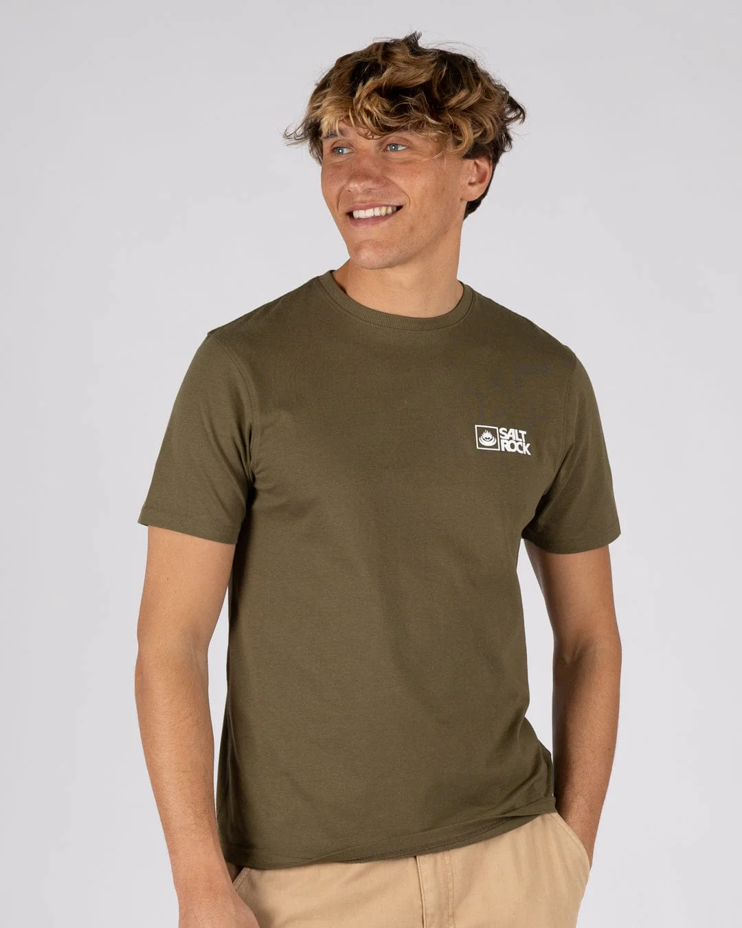 Essential Mens Short Sleeve T-Shirt in Green