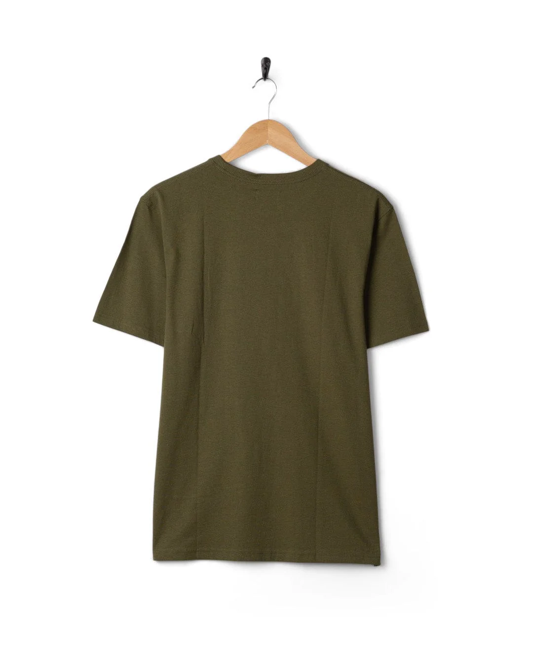 Essential Mens Short Sleeve T-Shirt in Green - Image 6