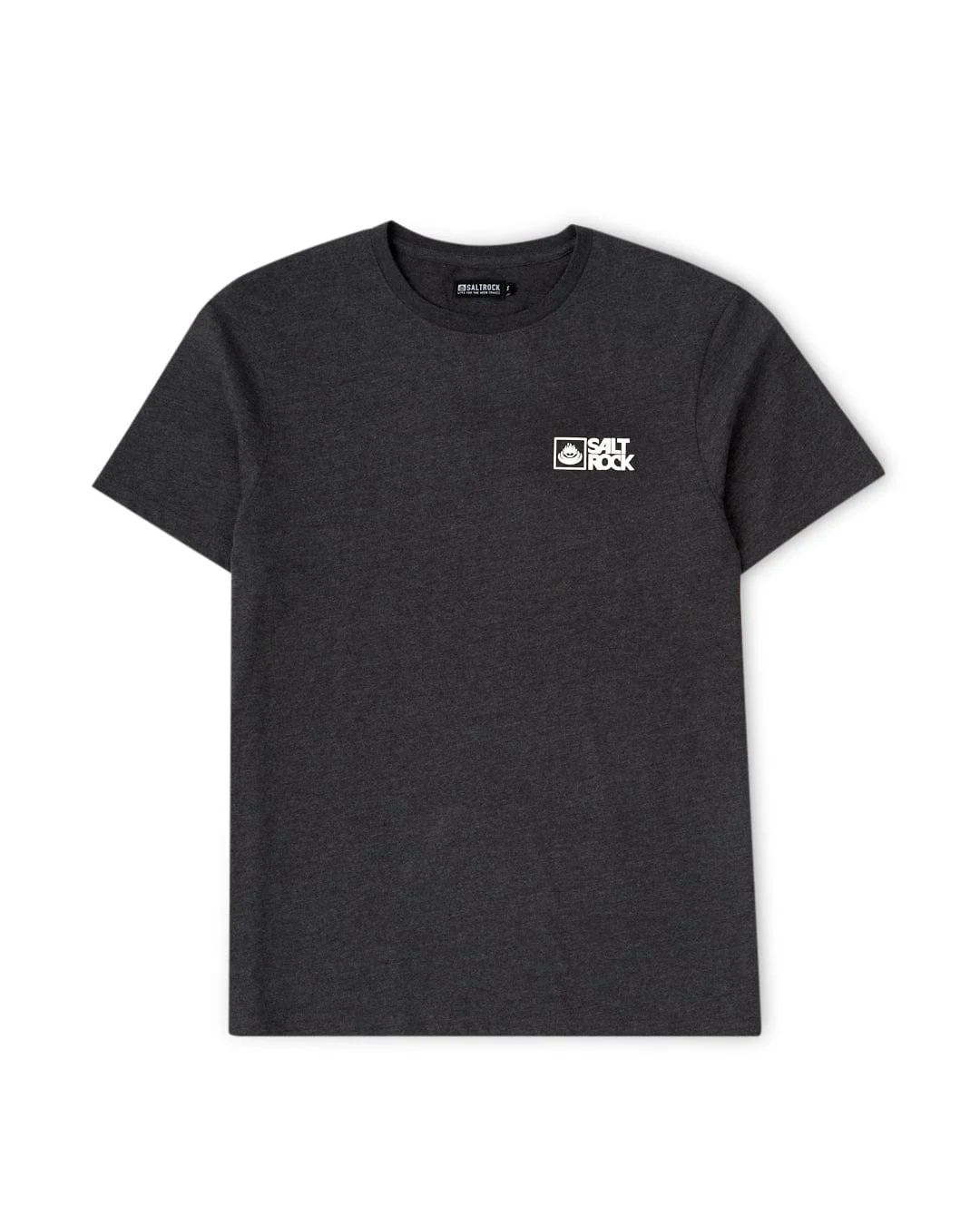 Essential Mens Short Sleeve T-Shirt in Dark Grey - Image 5