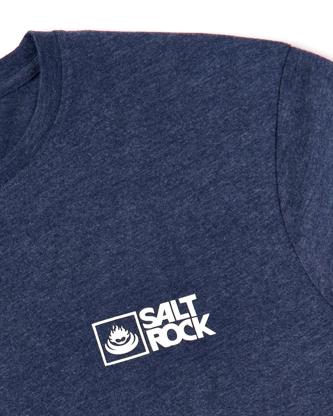 Essential Mens Short Sleeve T-Shirt in Blue Marl - Image 6