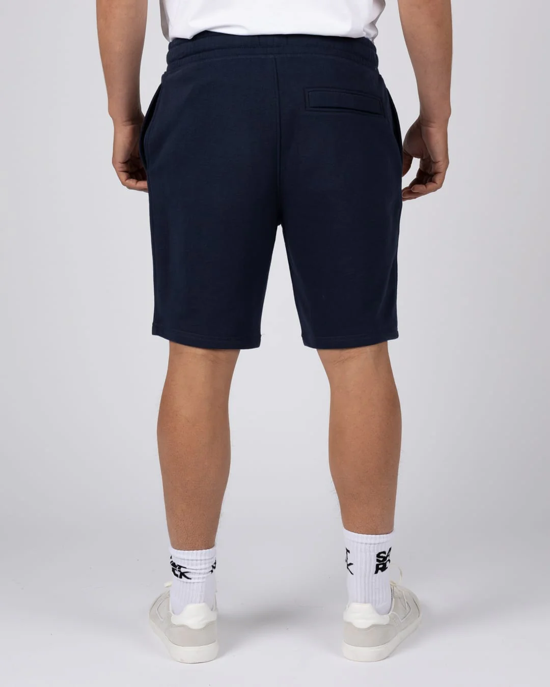 Essential Mens Sweat Shorts in Dark Blue - Image 3