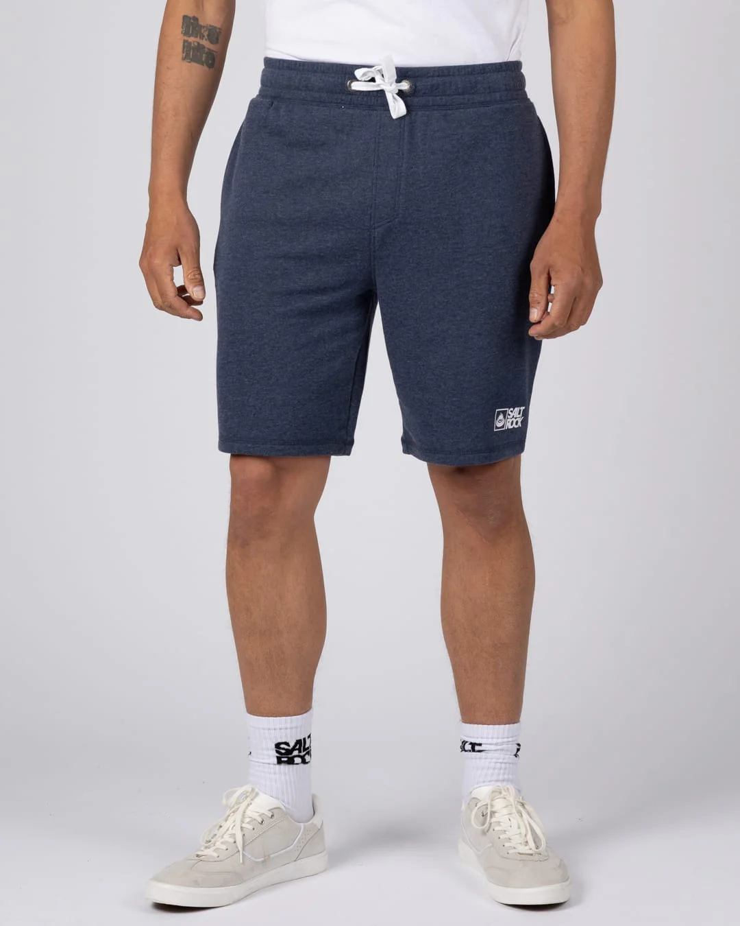 Essential Mens Short in Blue Marl - Image 2
